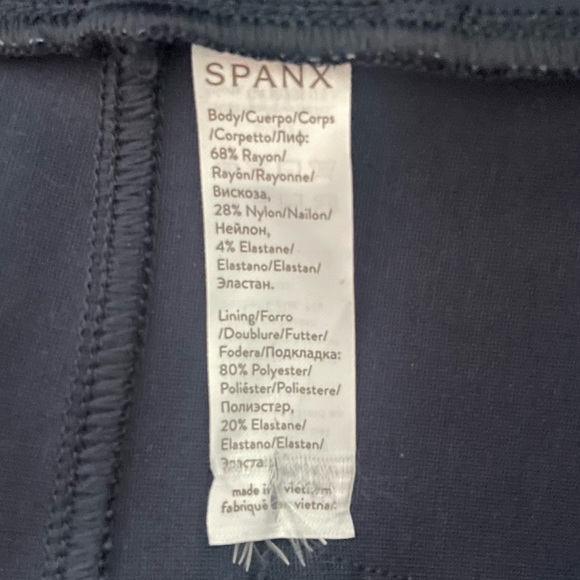 Spanx The Perfect Pant, Ankle 4-Pocket Navy XL - Picture 7 of 16